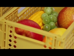 Cestini impilabili in plastica riutilizzabili